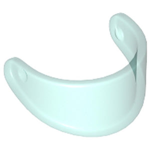 LEGO 2447 Minifigure, Visor Standard in Trans-Light Blue - Authentic LEGO Part