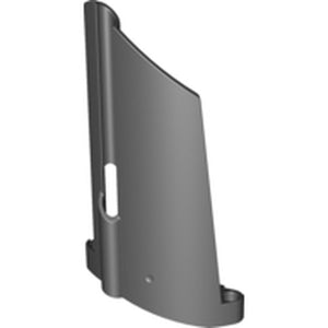 LEGO 44350 Technic, Panel Fairing #20 Large Long, Small Hole, Side A in Black - Authentic LEGO Part