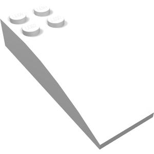 LEGO 44126 Slope, Curved 6 x 2 in White - Authentic LEGO Part
