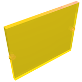 LEGO 3855 Glass for Window 1 x 4 x 3 in Trans-Yellow - Authentic LEGO Part
