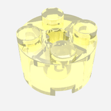 LEGO 3941 Brick, Round 2 x 2 with Axle Hole in Trans-Neon Green - Authentic LEGO Part