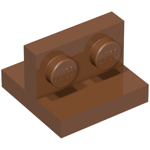 LEGO 41682 Bracket 2 x 2 - 1 x 2 Centered in Reddish Brown - Authentic LEGO Part