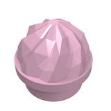 LEGO 15470 Plate, Round 1 x 1 with Vertical Swirl / Twist in Bright Pink - Authentic LEGO Part