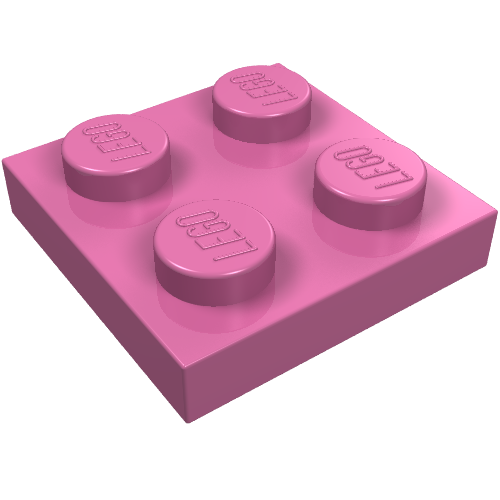 LEGO 3022 Plate 2 x 2 in Light Purple - Authentic LEGO Part