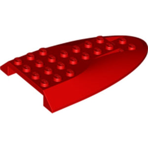 LEGO 87615 Aircraft Fuselage Aft Section Curved Top 6 x 10 in Red - Authentic LEGO Part