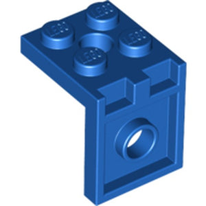 LEGO 3956 Bracket 2 x 2 - 2 x 2 with 2 Holes in Blue - Authentic LEGO Part