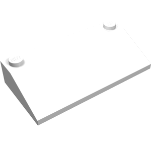 LEGO 58181 Slope 33 3 x 6 without Inner Walls in White - Authentic LEGO Part