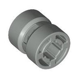 LEGO 30027b Wheel  8mm D. x 9mm for Slicks, Hole Notched for Wheels Holder Pin in Light Gray - Authentic LEGO Part