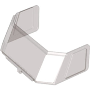 LEGO 46103 Glass for Windscreen 4 x 6 x 4 Cab with Hinge in Trans-Brown - Authentic LEGO Part