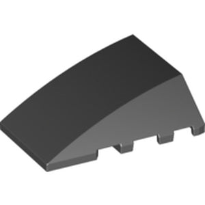 LEGO 47753 Wedge 4 x 4 Triple Curved No Studs in Black - Authentic LEGO Part