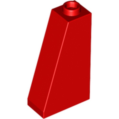 LEGO 4460b Slope 75 2 x 1 x 3 - Hollow Stud in Red - Authentic LEGO Part