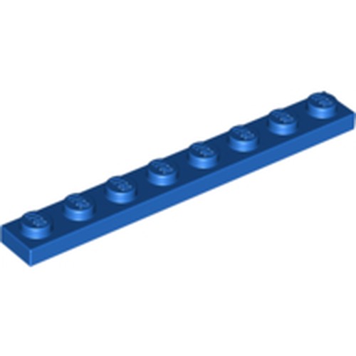 LEGO 3460 Plate 1 x 8 in Blue - Authentic LEGO Part