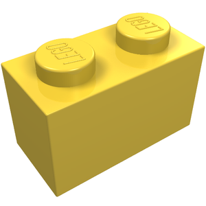 LEGO 3004 Brick 1 x 2 in Yellow - Authentic LEGO Part