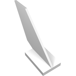 LEGO 6239 Tail Shuttle in White - Authentic LEGO Part