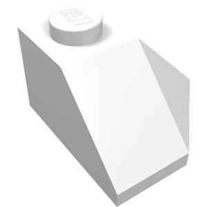 LEGO 13548 Wedge 2 x 2 (Slope 45 Corner) in White - Authentic LEGO Part