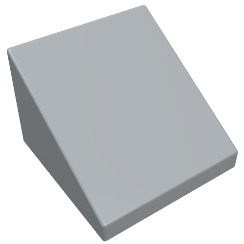 LEGO 54200 Slope 30 1 x 1 x 2/3 in Light Bluish Gray - Authentic LEGO Part
