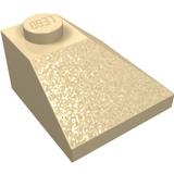 LEGO 3045 Slope 45 2 x 2 Double Convex Corner in Tan - Authentic LEGO Part