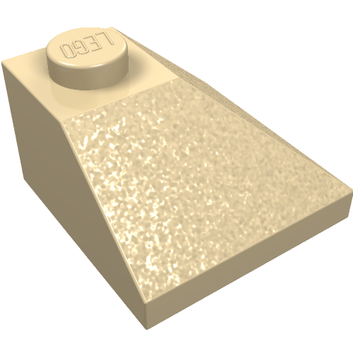 LEGO 3045 Slope 45 2 x 2 Double Convex Corner in Tan - Authentic LEGO Part