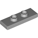 LEGO 34103 Plate, Modified 1 x 3 with 2 Studs (Double Jumper) in Light Bluish Gray - Authentic LEGO Part