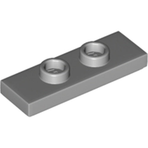 LEGO 34103 Plate, Modified 1 x 3 with 2 Studs (Double Jumper) in Light Bluish Gray - Authentic LEGO Part