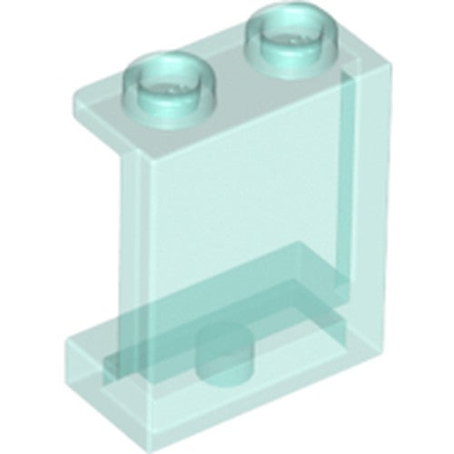 LEGO 87552 Panel 1 x 2 x 2 with Side Supports - Hollow Studs in Trans-Light Blue - Authentic LEGO Part