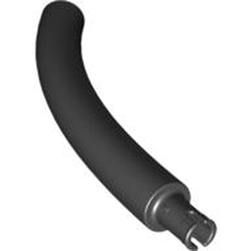 LEGO 40378 Dinosaur Tail / Neck Middle Section with Bar Hole and Technic Pin in Black - Authentic LEGO Part