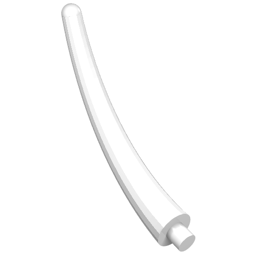 LEGO 40379 Dinosaur Tail End Section / Horn in White - Authentic LEGO Part