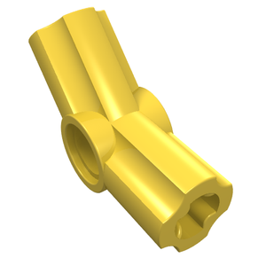 LEGO 32192 Technic, Axle and Pin Connector Angled #4 - 135 degrees in Yellow - Authentic LEGO Part