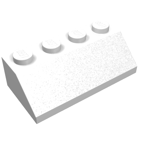 LEGO 3037 Slope 45 2 x 4 in White - Authentic LEGO Part