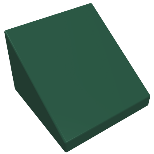LEGO 54200 Slope 30 1 x 1 x 2/3 in Dark Green - Authentic LEGO Part