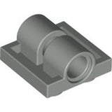 LEGO 2817 Plate, Modified 2 x 2 with Pin Holes in Light Gray - Authentic LEGO Part
