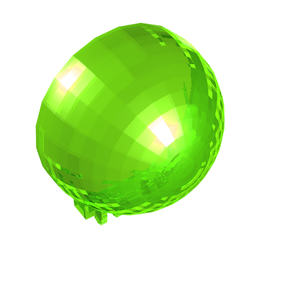 LEGO 50747 Windscreen 6 x 6 x 3 Canopy Half Sphere with Dual 2 Fingers in Trans-Bright Green - Authentic LEGO Part