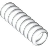 LEGO 78c03 Hose, Ribbed 7mm D.  3L / 2.4cm in White - Authentic LEGO Part