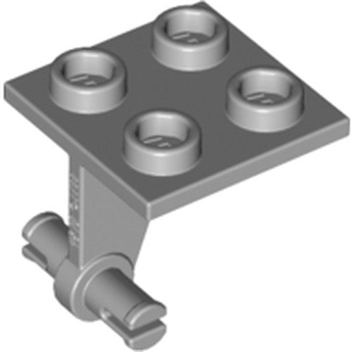 LEGO 4870 Plate, Modified 2 x 2 Thin with Dual Wheels Holder - Split Pins - Main Product Image