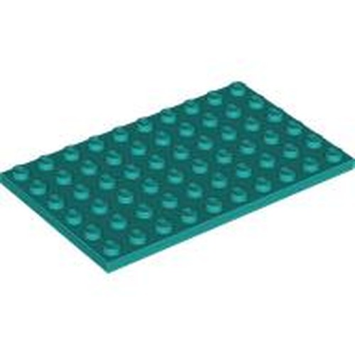 LEGO 3033 Plate 6 x 10 in Dark Turquoise - Authentic LEGO Part