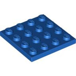 LEGO 3031 Plate 4 x 4 in Blue - Authentic LEGO Part