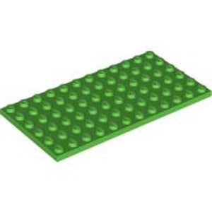 LEGO 3028 Plate 6 x 12 in Bright Green - Authentic LEGO Part