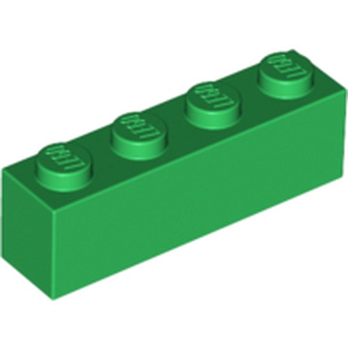 LEGO 3010 Brick 1 x 4 in Green - Authentic LEGO Part