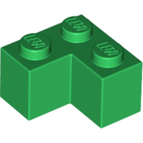 LEGO 2357 Brick 2 x 2 Corner in Green - Authentic LEGO Part