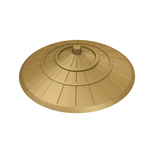 LEGO 93059 Minifigure, Headgear Hat, Conical Asian in Pearl Gold - Authentic LEGO Part