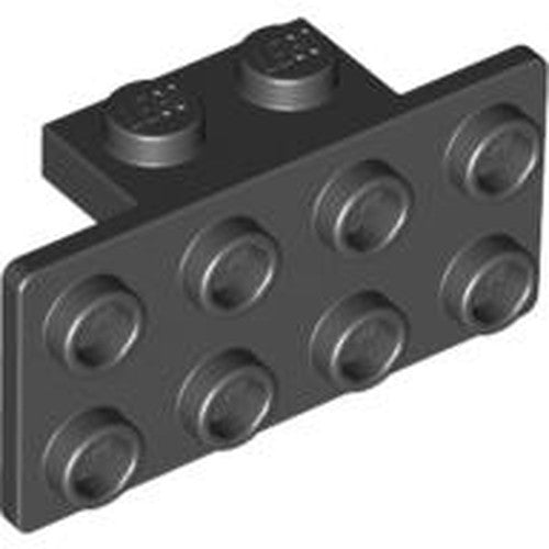 LEGO 93274 Bracket 1 x 2 - 2 x 4 in Black - Authentic LEGO Part
