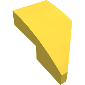 LEGO 29120 Wedge 2 x 1 x 2/3 Left in Yellow - Authentic LEGO Part