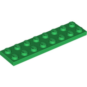 LEGO 3034 Plate 2 x 8 in Green - Authentic LEGO Part