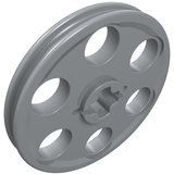 LEGO 4185 Technic Wedge Belt Wheel (Pulley) in Light Bluish Gray - Authentic LEGO Part
