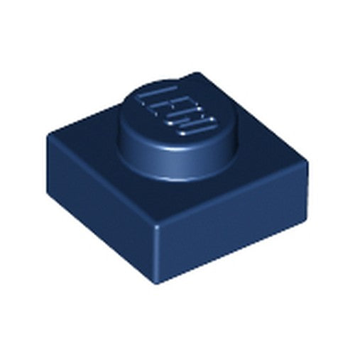 LEGO 3024 Plate 1 x 1 in Dark Blue - Authentic LEGO Part