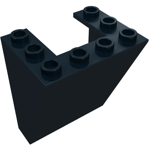 LEGO 4872 Windscreen 3 x 4 x 4 Inverted in Trans-Brown - Authentic LEGO Part