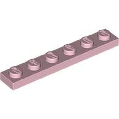 LEGO 3666 Plate 1 x 6 in Pink - Authentic LEGO Part
