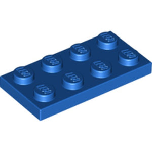 LEGO 3020 Plate 2 x 4 in Blue - Authentic LEGO Part