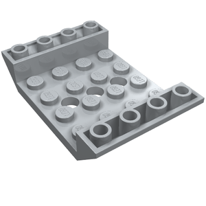 LEGO 60219 Slope, Inverted 45 6 x 4 Double with 4 x 4 Cutout and 3 Holes in Light Bluish Gray - Authentic LEGO Part