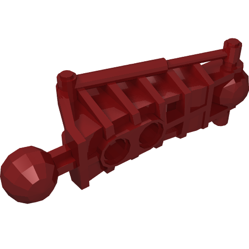 LEGO 47297 Bionicle Toa Metru Leg Lower Section in Dark Red - Authentic LEGO Part